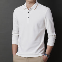 Men's Cotton Lapel Polo Shirt