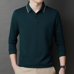 Men's Cotton Lapel Polo Shirt