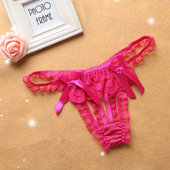 Bow Lace Oversized Thong