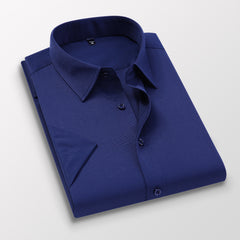 Men's Summer New Non-ironing Solid Color Shirt