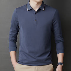 Men's Cotton Lapel Polo Shirt