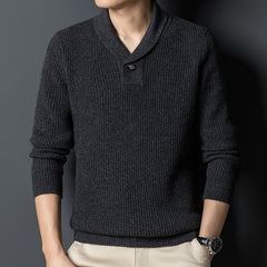 Men's Solid Color Casual Cashmere Sweater