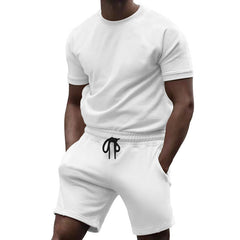 Men's Short Sleeve Sports Leisure Fitness Suit