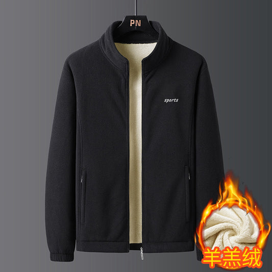 Men's Winter Lamb Fleece Jacket