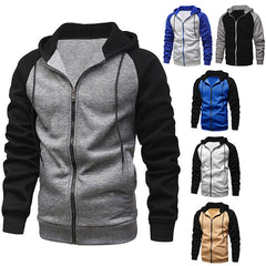 Men's Loose Zipper Hoodie