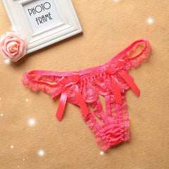 Bow Lace Oversized Thong