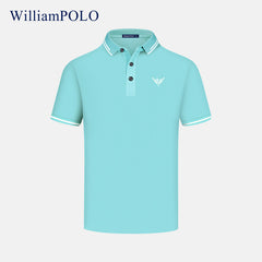 Men's Solid Color Business Polo Shirt