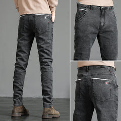 New Straight Elastic Casual All-Match Jeans