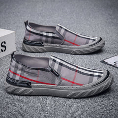 Men's Striped Print Casual Shoes