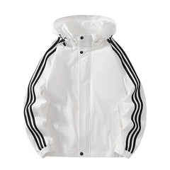 New Men's Breathable Windproof Hooded Jacket