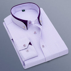 New Business Casual Plaid Shirt