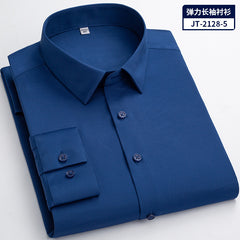Men's Non-Iron High Stretch Silk Shirt
