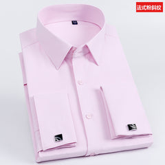 French cufflinks business shirt