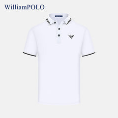 Men's Solid Color Business Polo Shirt