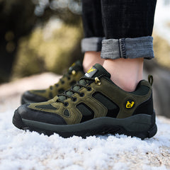 Men's Outdoor Fleece Warm Hiking Shoes