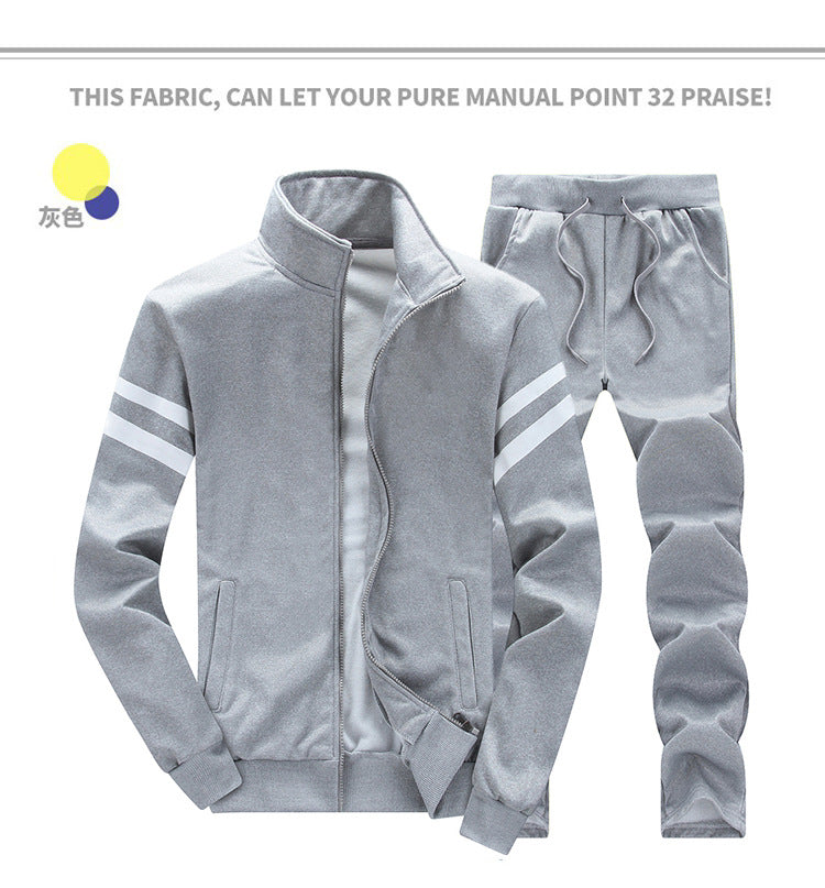 2023 New Men's Sports and Leisure Plus Size Suit