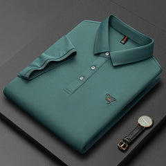 2023 New Men's High Quality Lapel Polo Shirt