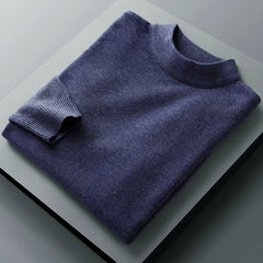 Winter Solid Color Half Turtleneck Sweater