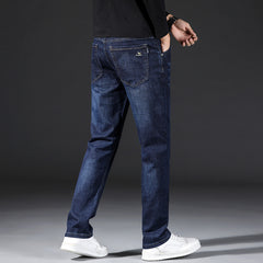 Men's Wear-resistant Loose Oversized High-waisted Straight-leg Jeans