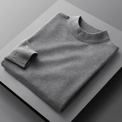 Winter Solid Color Half Turtleneck Sweater