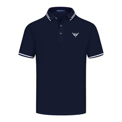 Men's Solid Color Business Polo Shirt