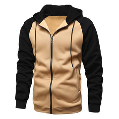 Men's Loose Zipper Hoodie