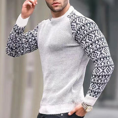 Men's Colorblock Knitted Sweater