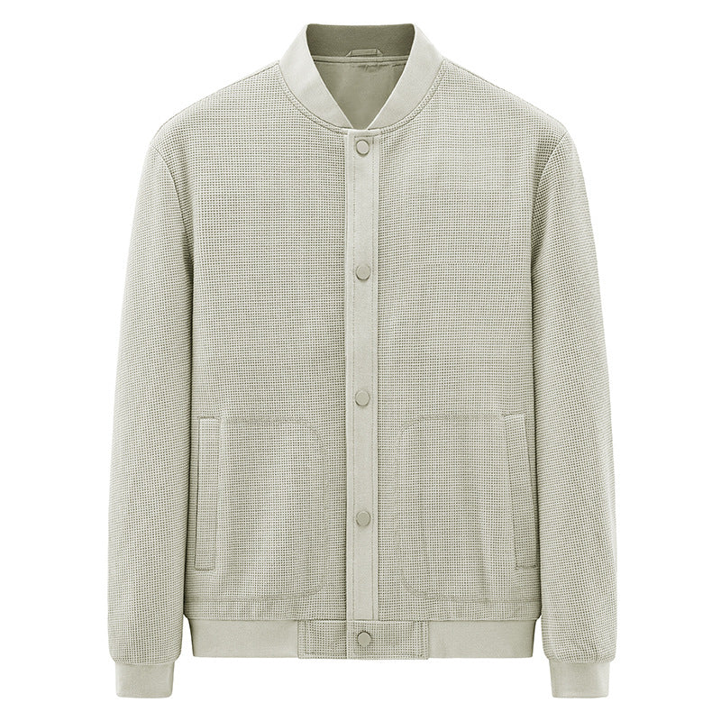 New Waffle Casual Men's Windproof Comfort Jacket