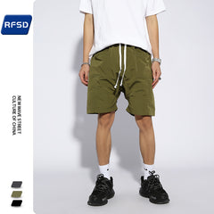 Men's Loose Simple Solid Color Sports Casual Shorts