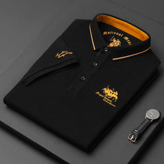 2023 New Lapel Embroidered Polo Shirt