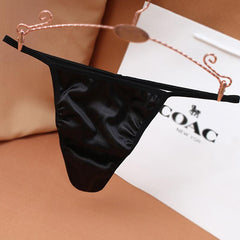Hot And Seamless Silky Satin Low-Rise Panties
