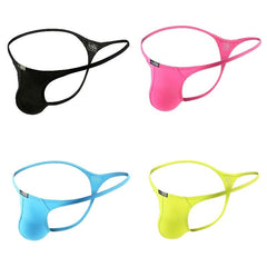 Low-Rise Sexy Ultra-Thin Solid Color Thong