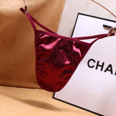 Hot And Seamless Silky Satin Low-Rise Panties