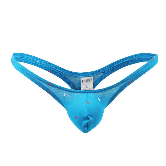 Men's Cotton Print Sexy Star Thong