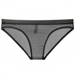 Men's low-rise transparent ultra-thin underwear