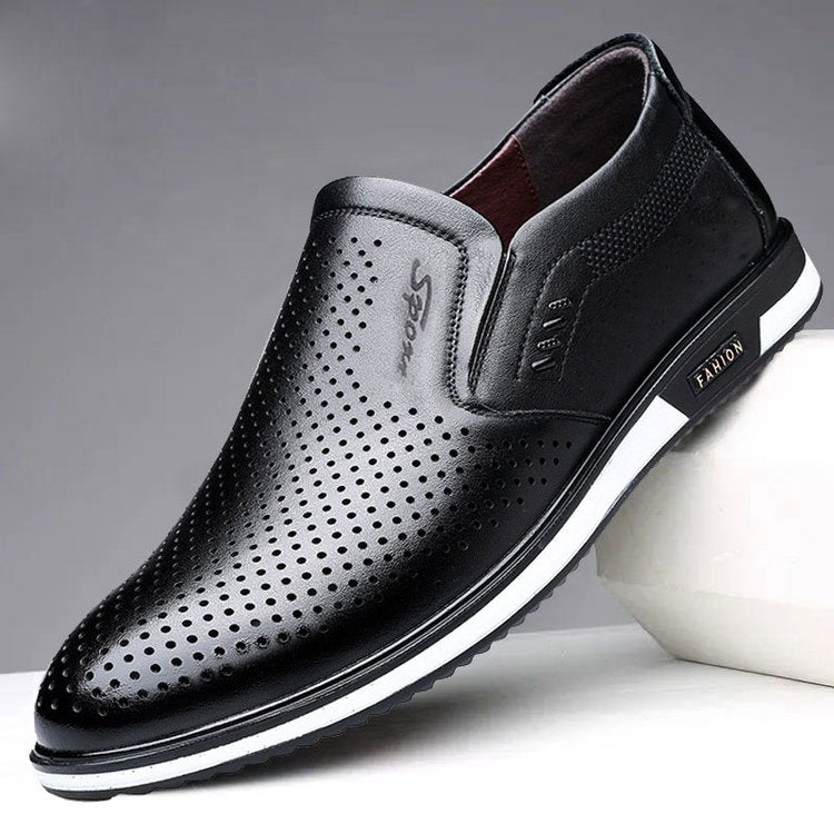 New Fashion Breathable Men's Leather Loafers