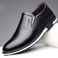 New Fashion Breathable Men's Leather Loafers