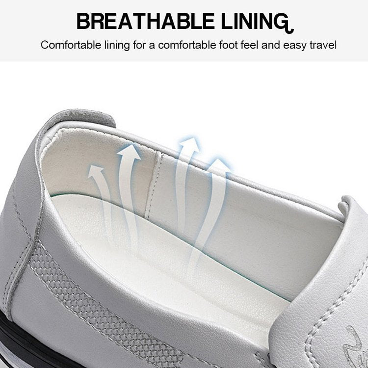 New Fashion Breathable Men's Leather Loafers