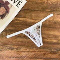 Breathable mesh thong