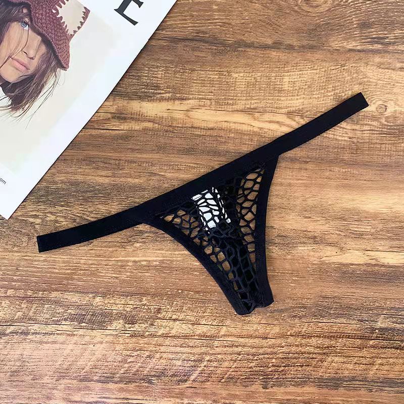 Breathable mesh thong