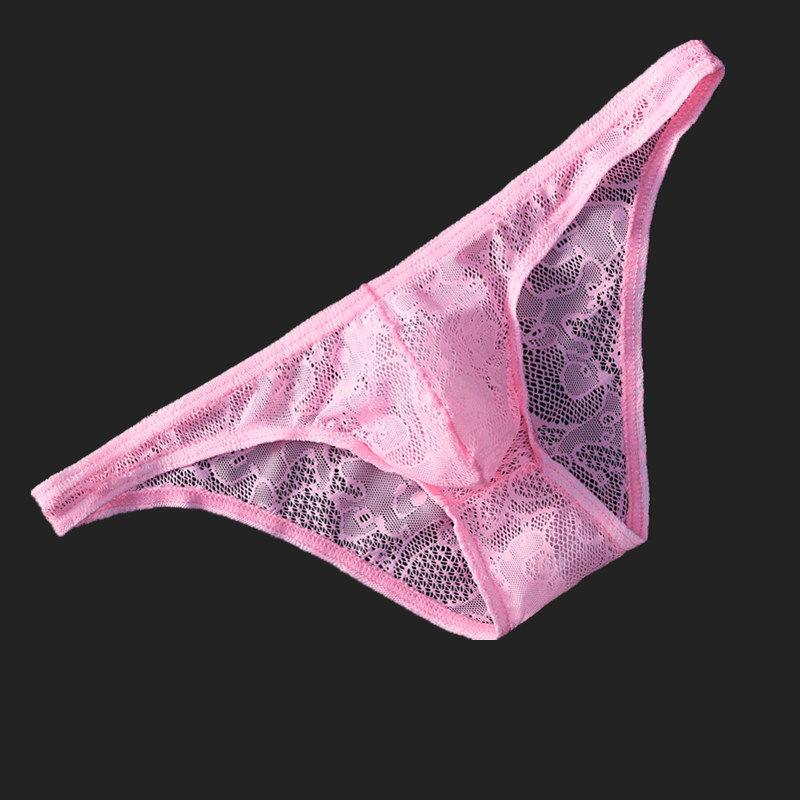 Men Lace Transparent Panties -  Fashion Men's Panties