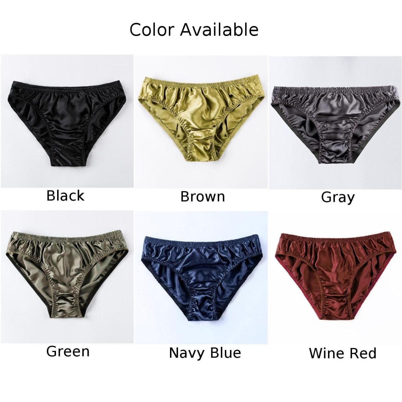 Men's Sexy Translucent High Quality Silk Briefs -  Fashion Men's Panties