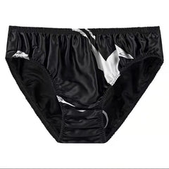 100% mulberry silk satin briefs