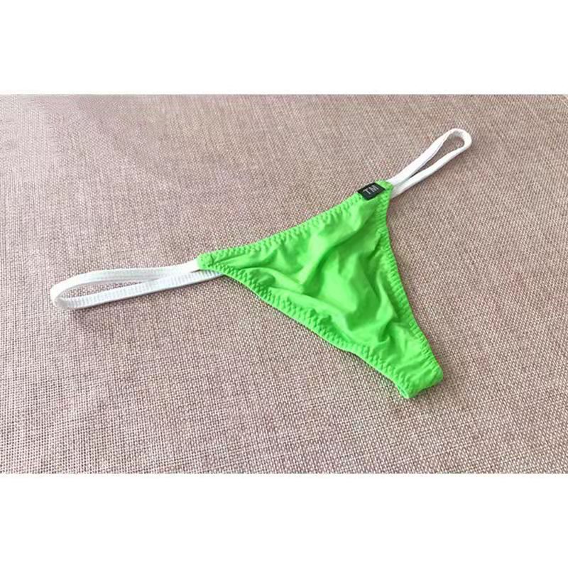 Ice silk stretch thong