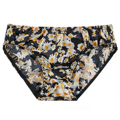 100% mulberry silk satin briefs