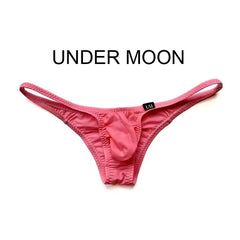 Plain Leopard Low Rise Thong