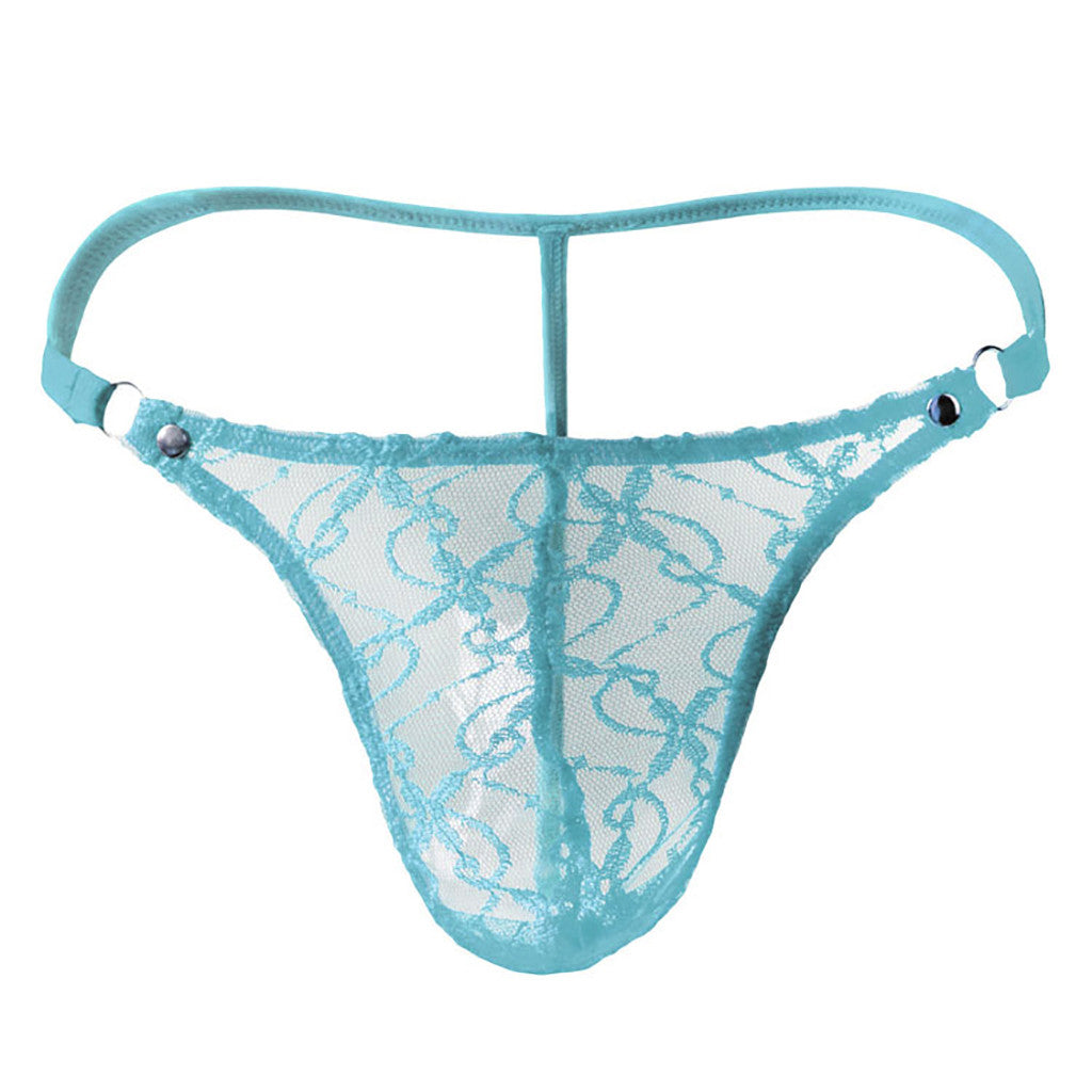 Low-Rise Sexy Lace Thong -  Fashion Men's Panties