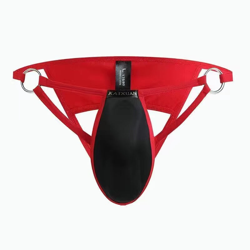 Three-Dimensional Cup Cover Sexy Hollow Thong -  