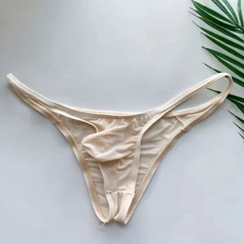 New low waist ice silk thong