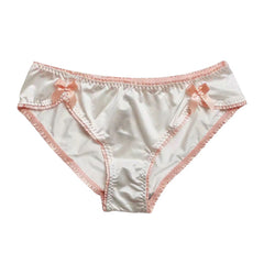 Lace Silk Tie Panties -  